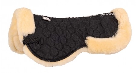 Synthetic lambswool saddle pad