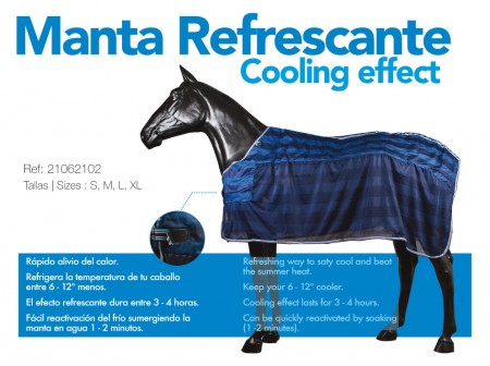 Manta refrigeracion Cooling Wear Azul