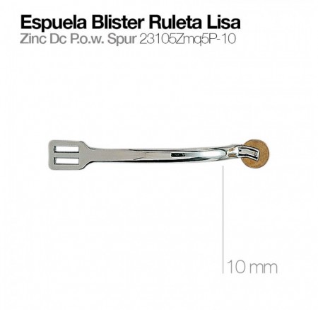 Zaldi Espuela Blister Ruleta Lisa 10mm