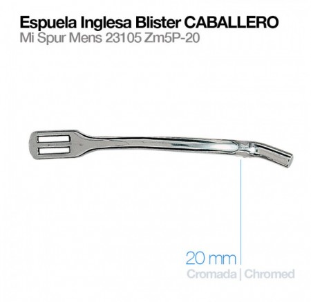 Zaldi Espuela Inglesa Blister Caballero 20mm