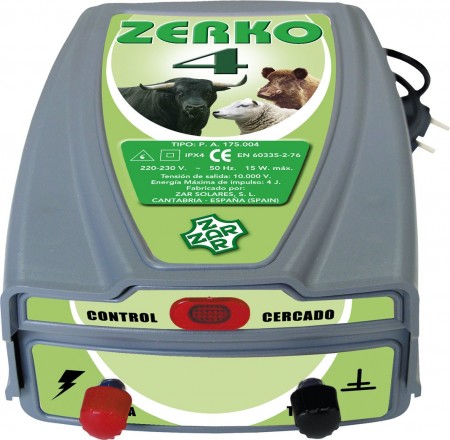 Pastor eléctrico Zerko-Red. 4 Julios de potencia