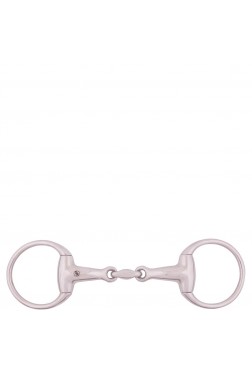 BR  Double  Jointed  Eggbutt  Snaffle  18  mm