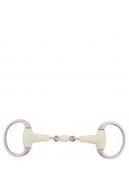 BR  Double  Jointed  Eggbutt  Snaffle  Apple  Mouth  18  mm