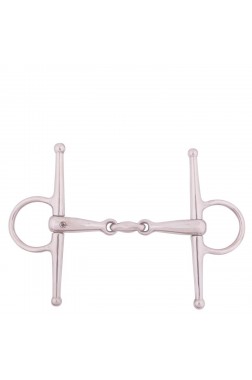 BR  Double  Jointed  Full  Cheek  Snaffle  18  mm