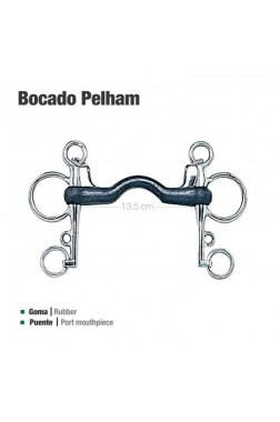 BOCADO PELHAM GOMA PUENTE 21250CR